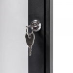 Gablota zewnętrzna informacyjna ogloszeniowa aluminiowa antracyt