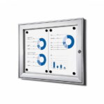 Gablota zewnętrzna informacyjna ogloszeniowa 2xA4