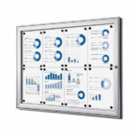 Gablota zewnętrzna informacyjna ogloszeniowa 8xA4