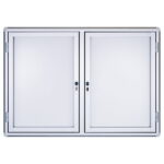 Zewnętrzna gablota ogłoszeniowa dwudrzwiowa