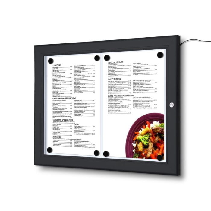 Czarna gablota na menu - obrazek 7