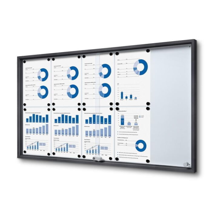 Gablota z przesuwanymi drzwiami