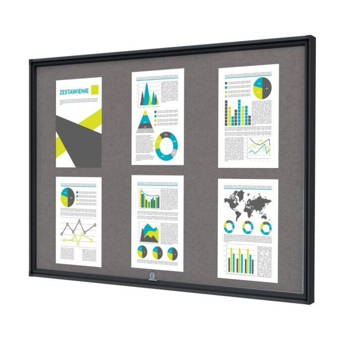 Gablota-tekstylna-wewnetrzna-szara-czarny-profil