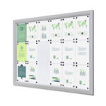 Gablota zewnętrzna ze szkłem na froncie