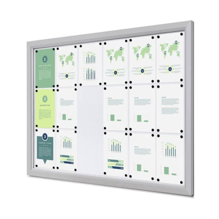 Gablota informacyjna na zewnatrz