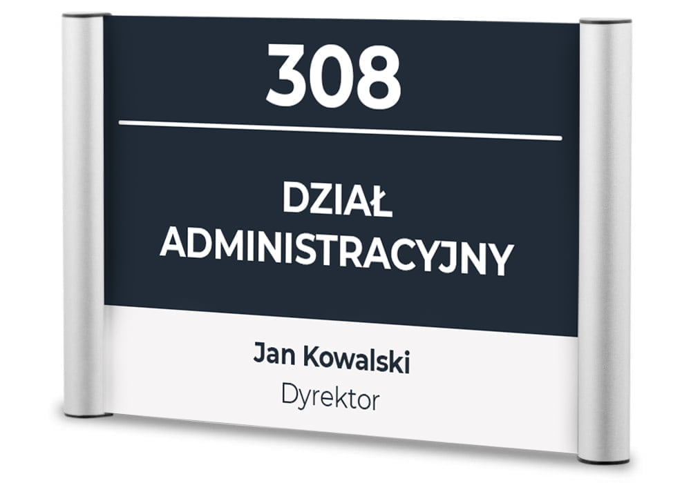 Tabliczki przydrzwiowe A4 A5 A6 OWZ ramka numerki na drzwi Ramka na drzwi oznakowanie pomieszczenia