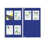 Gablota wewnętrzna dwuskrzydłowa tekstylna