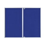 Wewnętrzna gablota korkowa dwudrzwiowa - obrazek 3