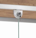 gablota z cokołem szklana