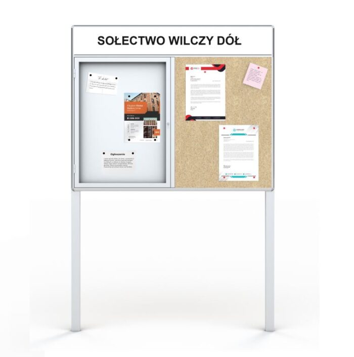 Gablota dzielona z płytą OSB na nogach