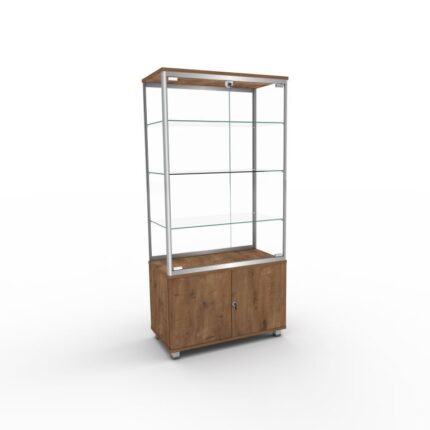 Gablota ekspozycyjna z szafka