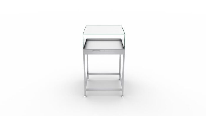 Muzealna gablota z szyba